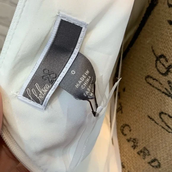 🆕Chelsea28 White Asymmetrical Cocktail Dress SZ 0 - Picture 7 of 8